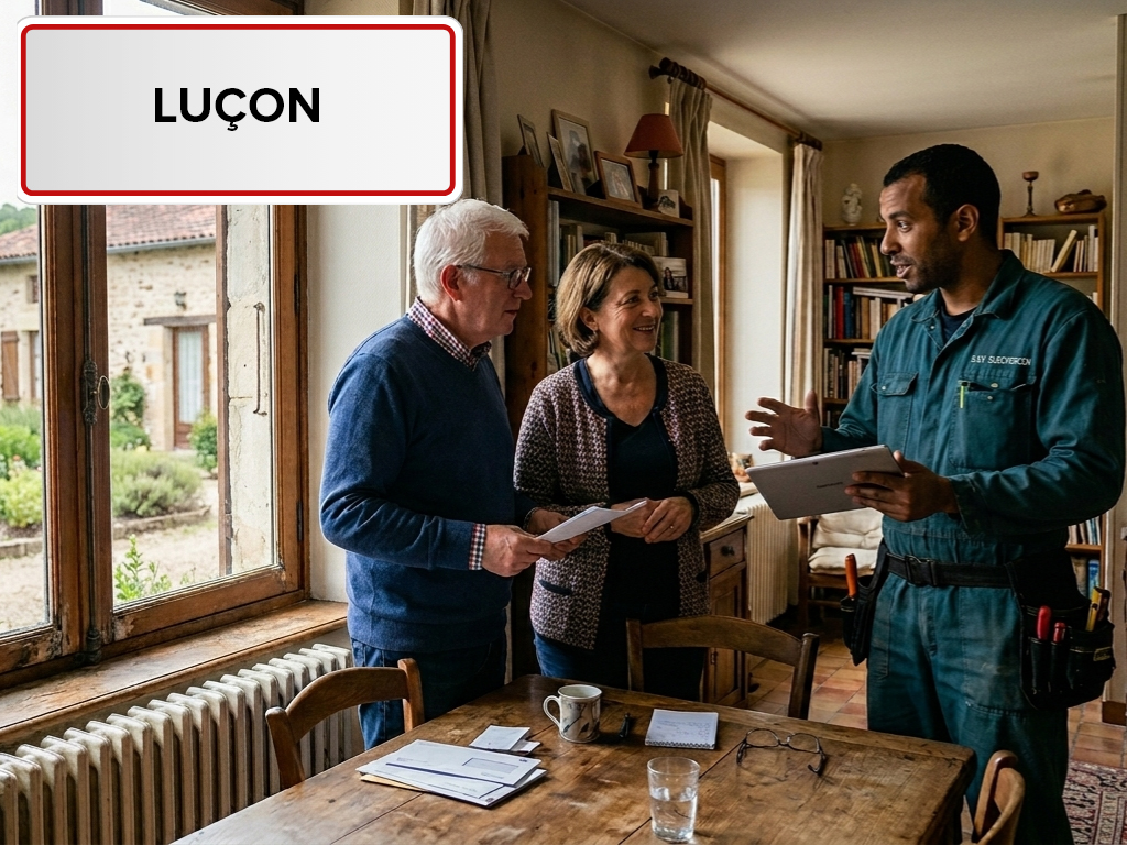 Installation de pompe à chaleur à Luçon (85400) en Vendée
